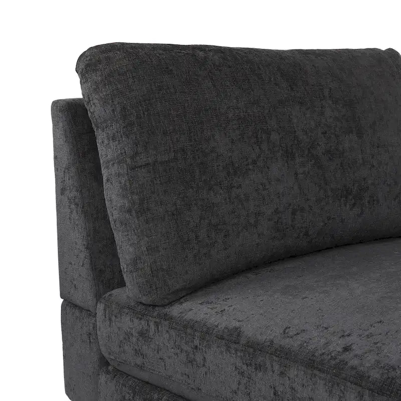 Chaise longue contemporaine en tissu Beamon par Christopher Knight Home - 69,00 L x 29,00 l x 30,00 H
