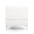 Chaise longue contemporaine en tissu Beamon par Christopher Knight Home - 69,00 L x 29,00 l x 30,00 H