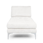 Chaise longue contemporaine en tissu Beamon par Christopher Knight Home - 69,00 L x 29,00 l x 30,00 H
