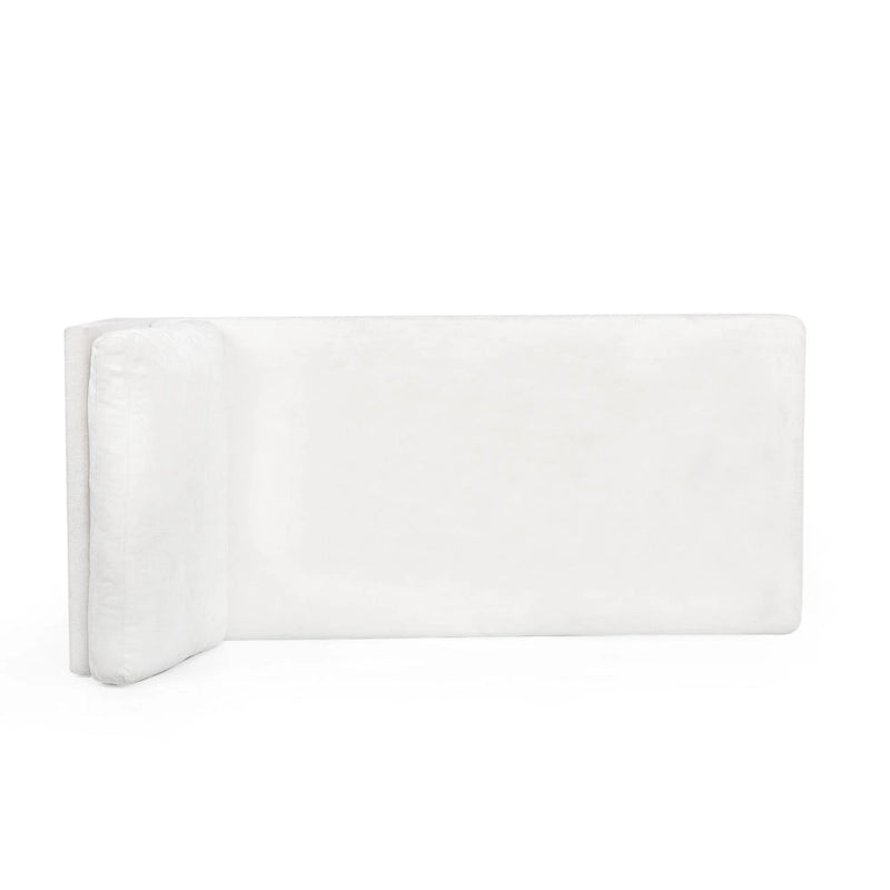 Chaise longue contemporaine en tissu Beamon par Christopher Knight Home - 69,00 L x 29,00 l x 30,00 H