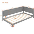 Gray Twin Size Wood Daybed