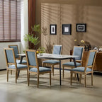 Chaise de salle à manger Regina Wood rembourrée par Christopher Knight Home