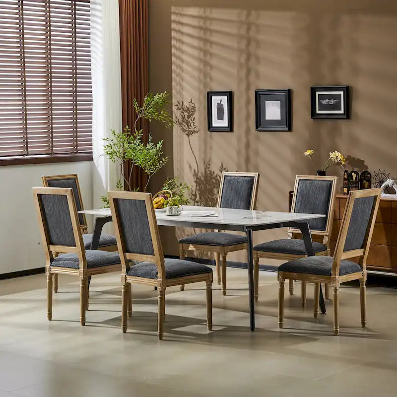 Chaise de salle à manger Regina Wood rembourrée par Christopher Knight Home
