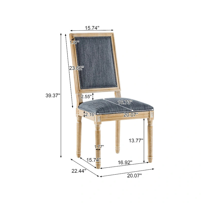 Chaise de salle à manger Regina Wood rembourrée par Christopher Knight Home
