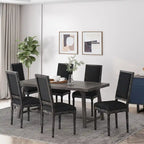 Chaise de salle à manger Regina Wood rembourrée par Christopher Knight Home