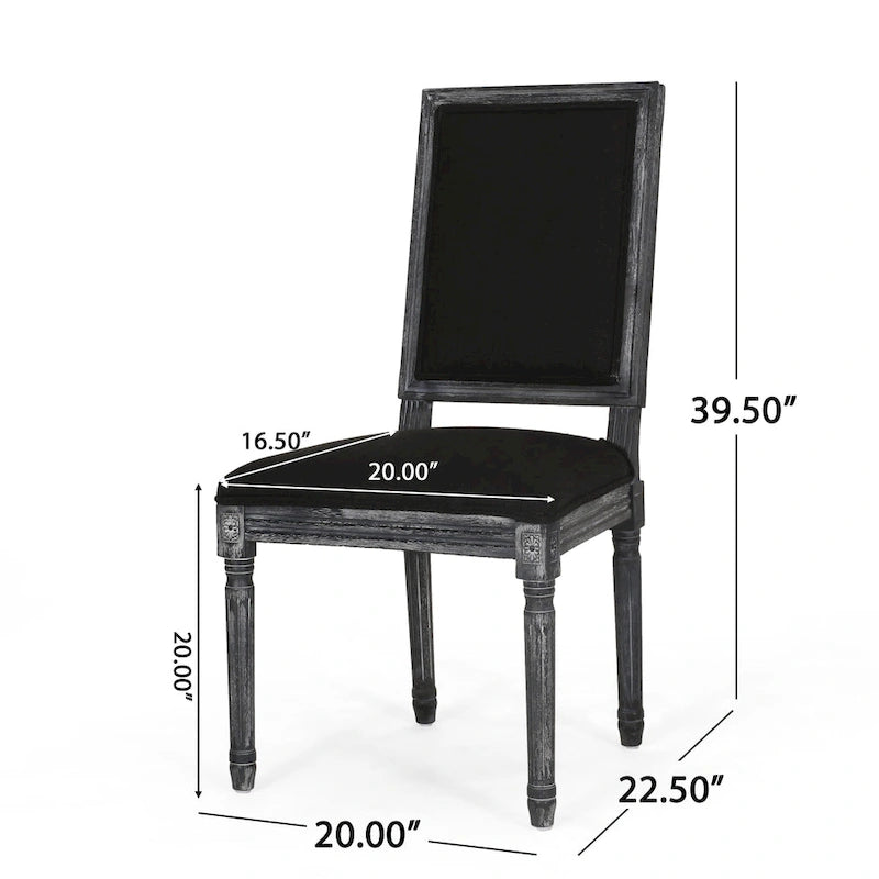 Chaise de salle à manger Regina Wood rembourrée par Christopher Knight Home
