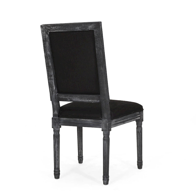 Chaise de salle à manger Regina Wood rembourrée par Christopher Knight Home