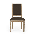 Chaise de salle à manger Regina Wood rembourrée par Christopher Knight Home