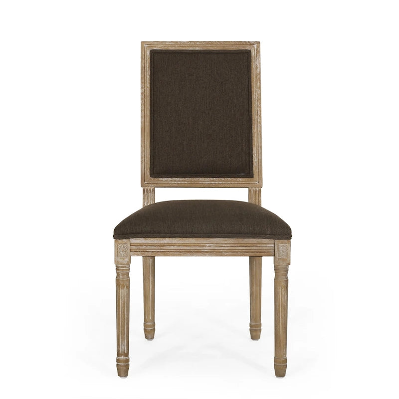 Chaise de salle à manger Regina Wood rembourrée par Christopher Knight Home