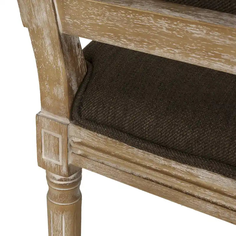 Chaise de salle à manger Regina Wood rembourrée par Christopher Knight Home