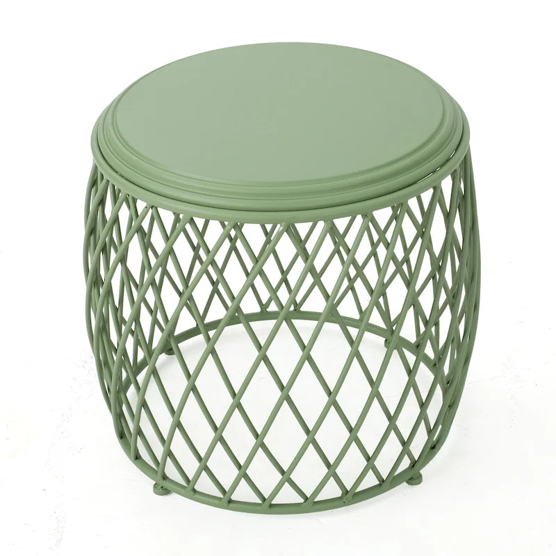 Table d'appoint ronde à treillis de 48 cm Bryony par Christopher Knight Home