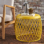 Table d'appoint ronde à treillis de 48 cm Bryony par Christopher Knight Home