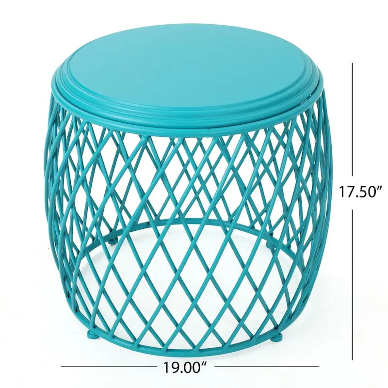 Table d'appoint ronde à treillis de 48 cm Bryony par Christopher Knight Home
