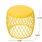 Table d'appoint ronde à treillis de 48 cm Bryony par Christopher Knight Home