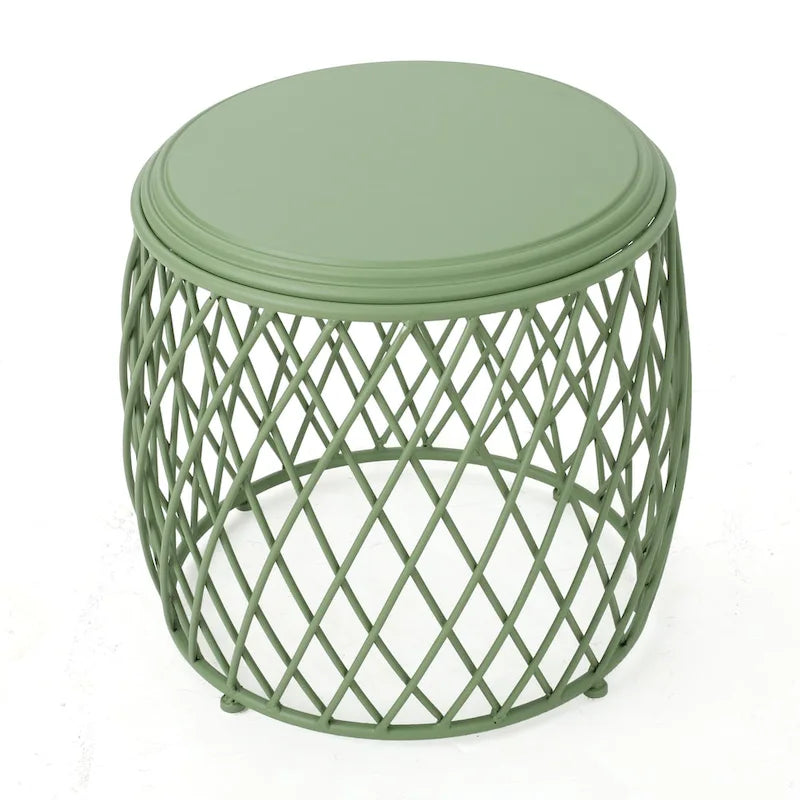 Table d'appoint ronde à treillis de 48 cm Bryony par Christopher Knight Home