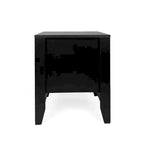 Table de chevet en faux bois avec tiroir (lot de 2) par