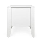 Table de chevet en faux bois avec tiroir (lot de 2) par