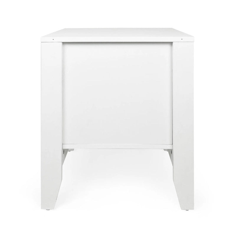 Table de chevet en faux bois avec tiroir (lot de 2) par