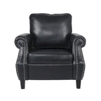 Fauteuil Club en Similicuir Dowd avec Clous Décoratifs par Christopher Knight Home