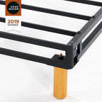 Priage by ZINUS, lit plate-forme en métal gris, lauréat du prix GOOD DESIGN, 28 cm