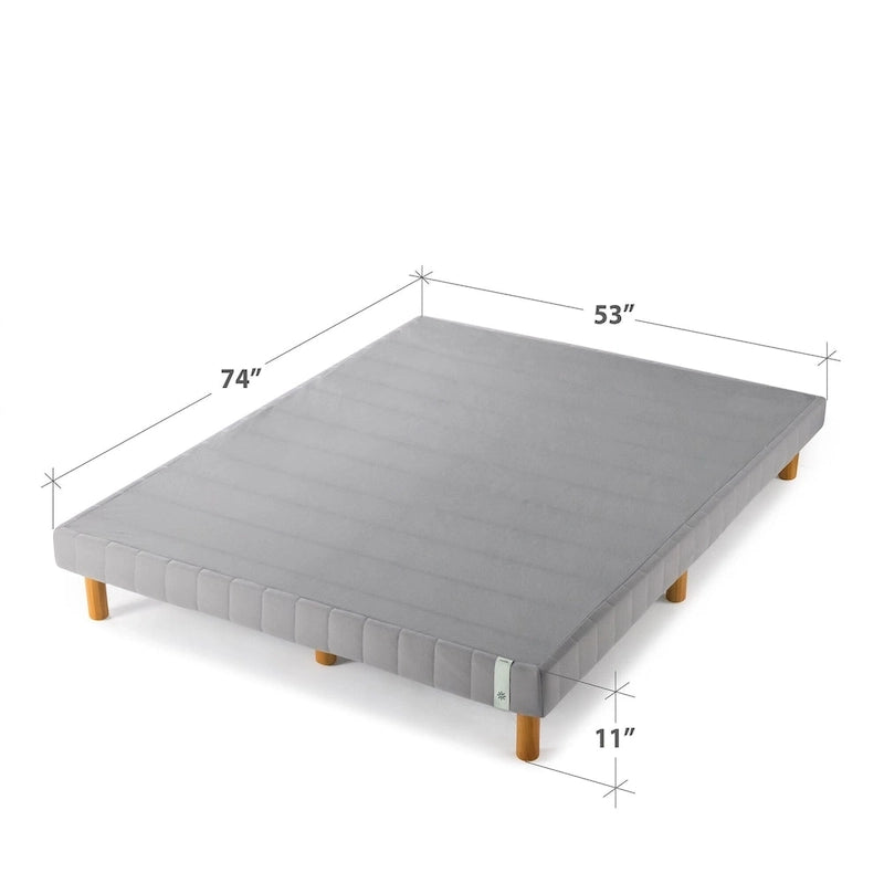 Priage by ZINUS, lit plate-forme en métal gris, lauréat du prix GOOD DESIGN, 28 cm
