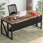 Bureau de direction en L Lantine 63 avec caisson à tiroirs