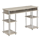 Bureau d'étudiant avec étagères Designs2Go No Tools de Convenience Concepts