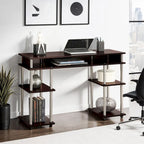 Bureau d'étudiant avec étagères Designs2Go No Tools de Convenience Concepts