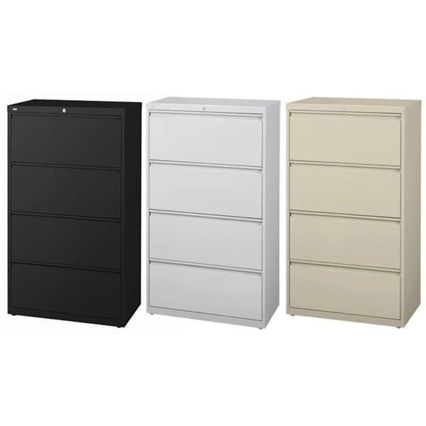 Hirsh HL10000 Commercial 4-drawer Lateral File Cabinet