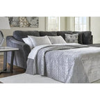 Signature Design by Ashley Biddeford Ebony Canapé Sectionnel 2 Pièces Convertible avec Méridienne - 120L x 75P x 40H