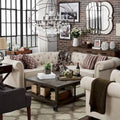 Canapé d'angle Chesterfield à accoudoirs volutes Knightsbridge par iNSPIRE Q Artisan