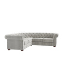 Canapé d'angle Chesterfield à accoudoirs volutes Knightsbridge par iNSPIRE Q Artisan