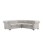 Canapé d'angle Chesterfield à accoudoirs volutes Knightsbridge par iNSPIRE Q Artisan