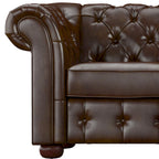 Canapé d'angle Chesterfield à accoudoirs volutes Knightsbridge par iNSPIRE Q Artisan
