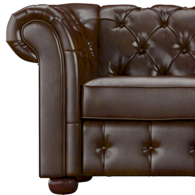 Canapé d'angle Chesterfield à accoudoirs volutes Knightsbridge par iNSPIRE Q Artisan