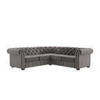 Canapé d'angle Chesterfield à accoudoirs volutes Knightsbridge par iNSPIRE Q Artisan