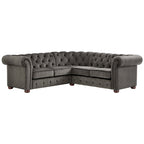 Canapé d'angle Chesterfield à accoudoirs volutes Knightsbridge par iNSPIRE Q Artisan