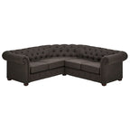 Canapé d'angle Chesterfield à accoudoirs volutes Knightsbridge par iNSPIRE Q Artisan