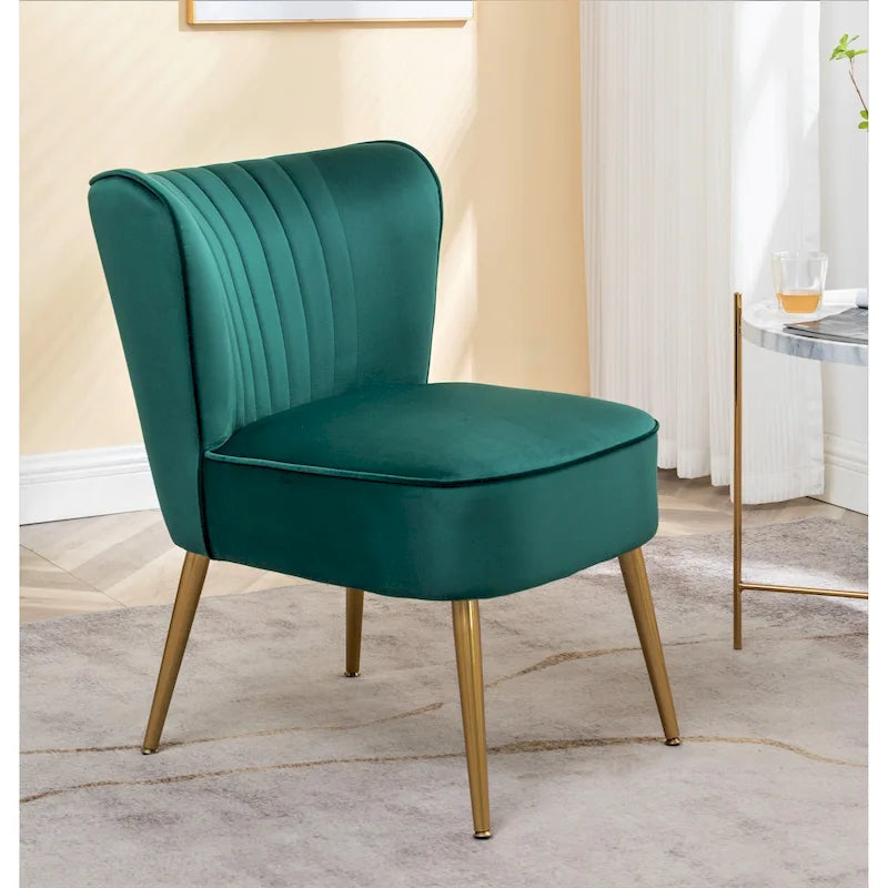 Fauteuil d'appoint large microfibre de style moderne du milieu du siècle 23,2 po Sauter Us Pride Furniture