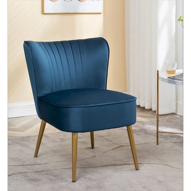 Fauteuil d'appoint large microfibre de style moderne du milieu du siècle 23,2 po Sauter Us Pride Furniture