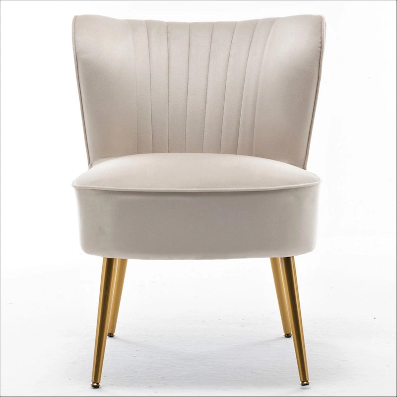 Fauteuil d'appoint large microfibre de style moderne du milieu du siècle 23,2 po Sauter Us Pride Furniture