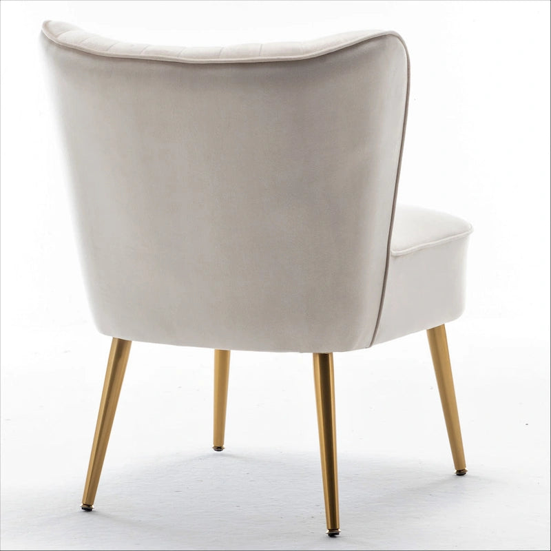 Fauteuil d'appoint large microfibre de style moderne du milieu du siècle 23,2 po Sauter Us Pride Furniture