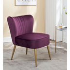 Fauteuil d'appoint large microfibre de style moderne du milieu du siècle 23,2 po Sauter Us Pride Furniture