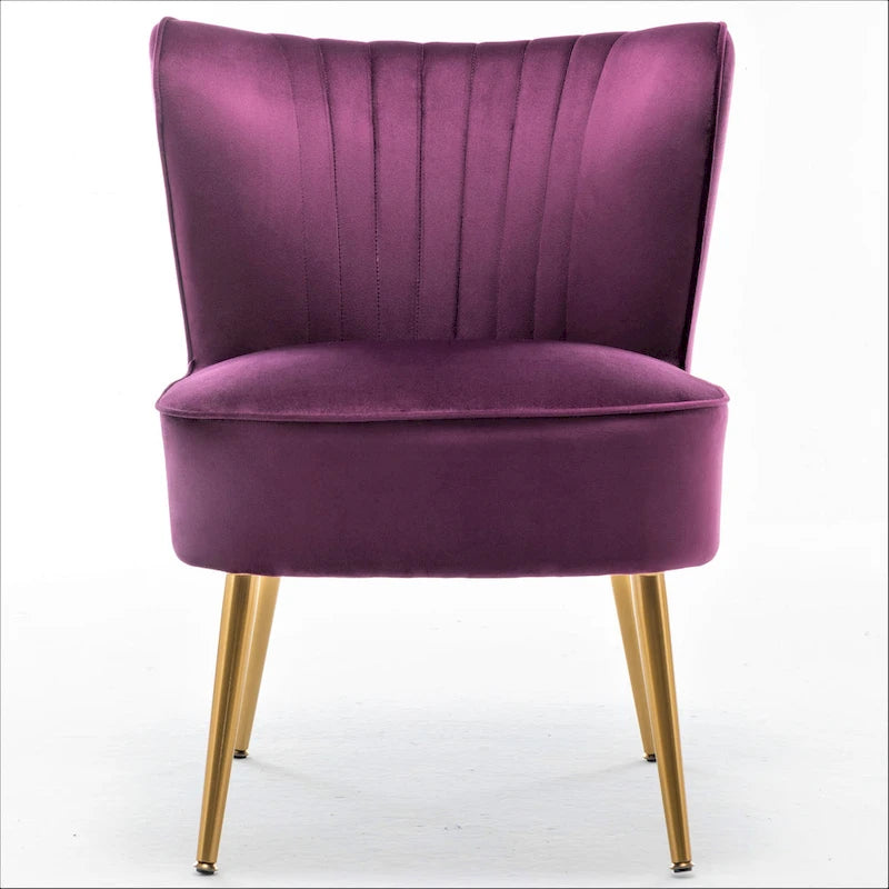 Fauteuil d'appoint large microfibre de style moderne du milieu du siècle 23,2 po Sauter Us Pride Furniture