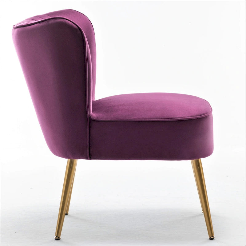 Fauteuil d'appoint large microfibre de style moderne du milieu du siècle 23,2 po Sauter Us Pride Furniture