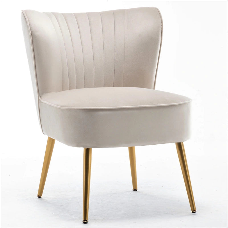 Fauteuil d'appoint large microfibre de style moderne du milieu du siècle 23,2 po Sauter Us Pride Furniture