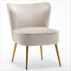 Fauteuil d'appoint large microfibre de style moderne du milieu du siècle 23,2 po Sauter Us Pride Furniture