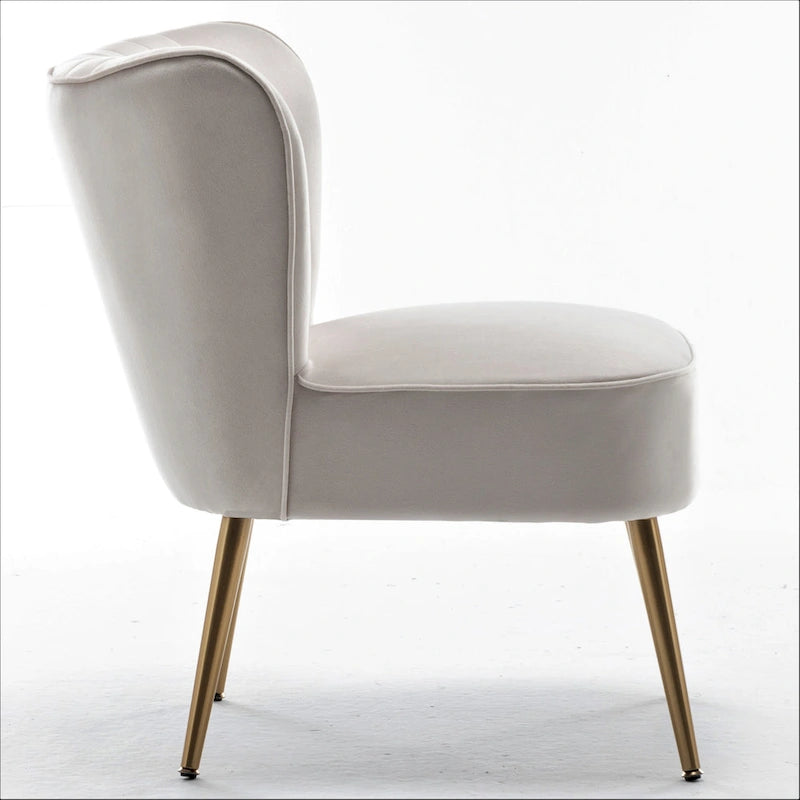 Fauteuil d'appoint large microfibre de style moderne du milieu du siècle 23,2 po Sauter Us Pride Furniture