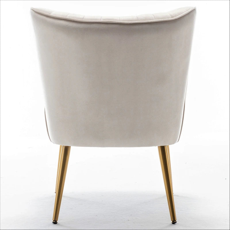 Fauteuil d'appoint large microfibre de style moderne du milieu du siècle 23,2 po Sauter Us Pride Furniture