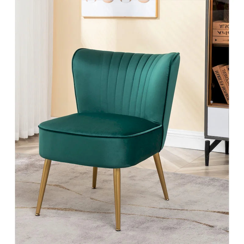 Fauteuil d'appoint large microfibre de style moderne du milieu du siècle 23,2 po Sauter Us Pride Furniture